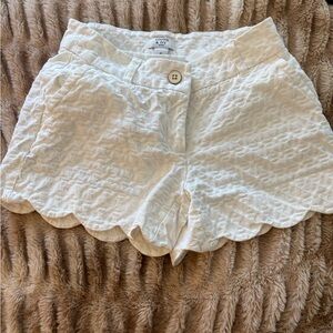 Crown & Ivy High Waist White Shorts
